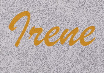 Grof leer lichtgrijs