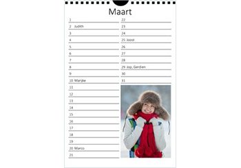 verjaardagskalender