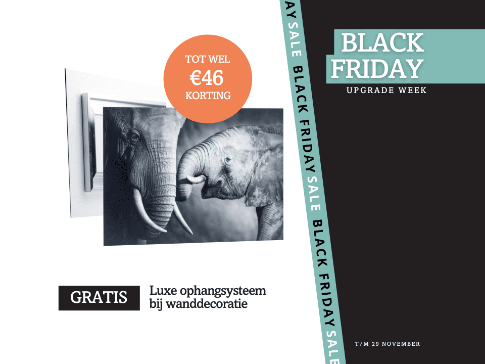 Wanddecoratie Black Friday